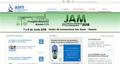 Desktop Screenshot of aam.org.ar
